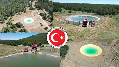 Yozgat'ta orman yangınlarına müdahale için 6 su toplama havuzu kuruldu