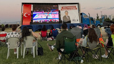 Altındağ’da Filenin Sultanları'na coşkulu destek
