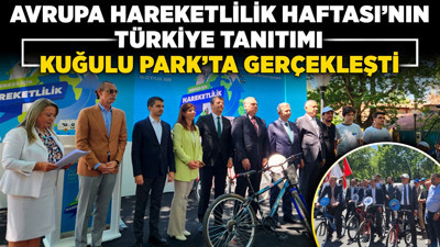 Avrupa Hareketlilik Haftası'nın Türkiye tanıtımı Kuğulu Park’ta gerçekleşti