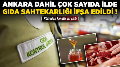 Ankara dahil çok sayıda ilde gıda sahtekarlığı ifşa edildi! Köfteden kanatlı eti çıktı