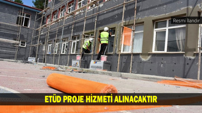 ETÜD PROJE HİZMETİ ALINACAKTIR