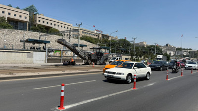 Sıhhiye Köprüsü’nde bakım çalışması! Ankara yenilenirken vatandaş mağdur oluyor!