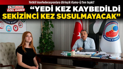 Yetkili konfederasyonlara Birleşik Kamu-İş'ten tepki! "Yedi kez kaybedildi, sekizinci kez susulmayacak!"