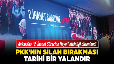 Ankara'da “2. İhanet Sürecine Hayır” etkinliği düzenlendi