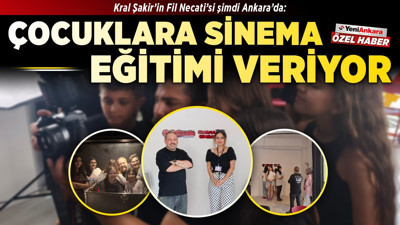Seslendirme sanatçısı Emre Turanlı Ankara’da çocuklara sinema eğitimi veriyor