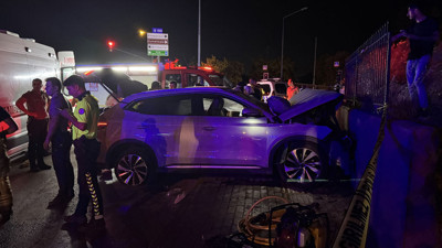 Bursa'da cip ile otomobil çarpıştı: 2'si ağır 8 yaralı