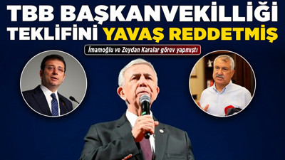 TBB Başkanvekilliği teklifini Yavaş reddetmiş