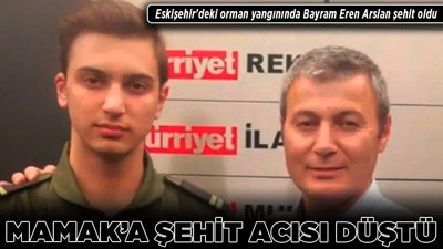 Mamak'a şehit acısı düştü! Eskişehir'deki orman yangınında Bayram Eren Arslan şehit oldu