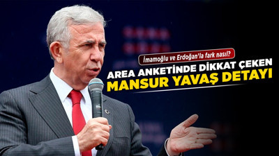 AREA anketinde dikkat çeken Mansur Yavaş detayı! İmamoğlu ve Erdoğan'la fark nasıl?