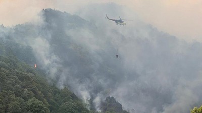 Karabük'teki yangında 40 ev alevlere teslim oldu! Kızılcahamam'a külleri geldiği iddia ediliyor