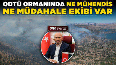 OMO uyardı! ODTÜ ormanında ne mühendis ne müdahale ekibi var