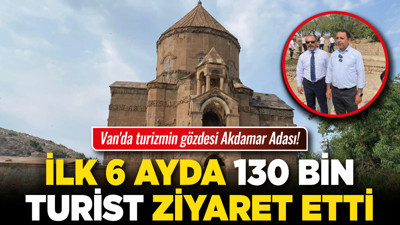 Van'da turizmin gözdesi Akdamar Adası! Akdamar Adası'nı ilk 6 ayda 130 bin turist ziyaret etti