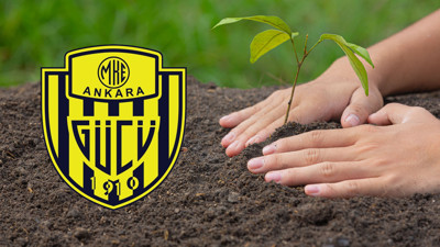 Ağaçlandırma kampanyasına Ankaragücü'nden destek
