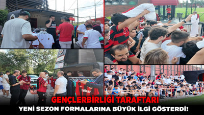 Gençlerbirliği taraftarı yeni sezon formalarına büyük ilgi gösterdi! Taraftar takımla buluştu