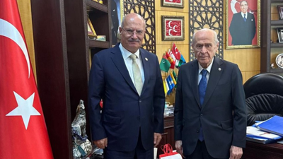 ATO Başkanı Baran'dan Bahçeli'ye ziyaret