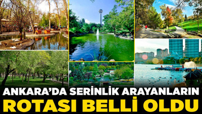 Ankara’da serinlik arayanların rotası belli oldu! Sandalyesini kapan gidiyor