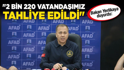 Çanakkale'deki orman yangını kontrol altına alındı! Bakan Yerlikaya duyurdu: "2 bin 220 vatandaşımız tahliye edildi"