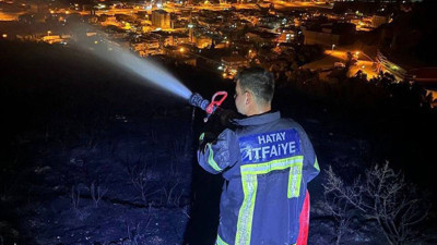 Hatay'da orman yangını! Ekipler müdahale ediyor!