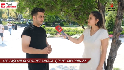 Kızılay’da vatandaşlara sorduk: “ABB Başkanı olsaydınız ilk 3 adımınız ne olurdu?”