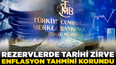Ekonomide yoğun hafta! Rezervlerde tarihi zirve, enflasyon tahmini korundu!
