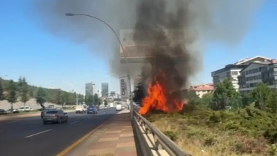 Ankara'da Yangın Alarmı! Vatandaşlar Seferber Oldu!