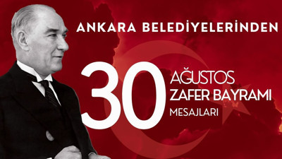 Başkentte 103. yıl coşkusu: Ankara Belediyelerinden Zafer Bayramı paylaşımları