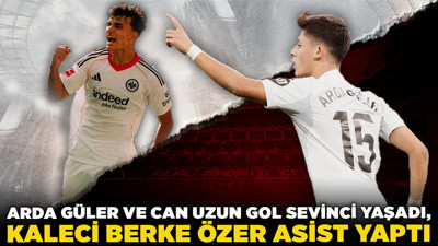 Arda Güler ve Can Uzun gol sevinci yaşadı, kaleci Berke Özer asist yaptı