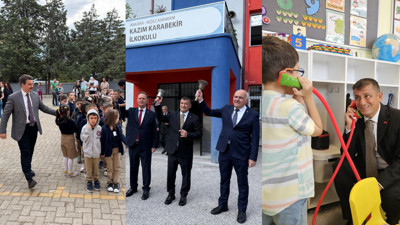 Ankara’da yeni eğitim yılı coşkusu! Kaymakamlar ilk gün heyecanına ortak oldu