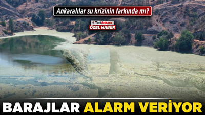 Barajlar alarm veriyor! Ankaralılar su krizinin farkında mı?