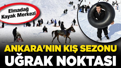 Ankara'nın kış sezonu uğrak noktası: "Elmadağ Kayak Merkezi"