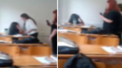 Lisede korkunç görüntü