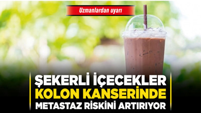 Uzmanlardan uyarı: Şekerli içecekler kolon kanserinde metastaz riskini artırıyor