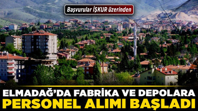 Elmadağ’da fabrika ve depolara personel alımı başladı! Başvurular İŞKUR üzerinden