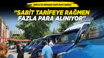 Ankara’da dolmuşta keyfi ücret tepkisi! "Sabit tarifeye rağmen fazla para alınıyor"