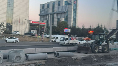 Yenimahalle'de bitmeyen yol çalışması! Alternatif yollarda trafik arttı