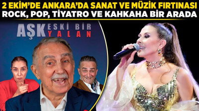 2 Ekim’de Ankara’da sanat ve müzik fırtınası: Rock, pop, tiyatro ve kahkaha bir arada