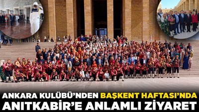 Ankara Kulübü'nden Başkent Haftası'nda Anıtkabir'e anlamlı ziyaret
