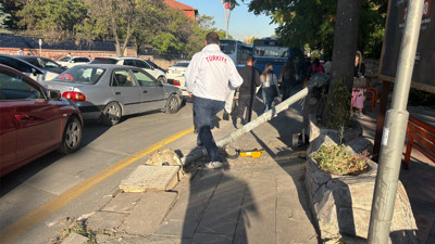Tuzluçayır-Abidinpaşa-Dikimevi yolunda bir bu eksikti! İnsan sağlığını tehlikeye atan manzara