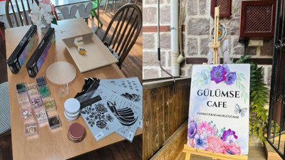 Ankara’da hem kafe hem atölye! Gülümse ile sanat, sohbet ve lezzet bir arada
