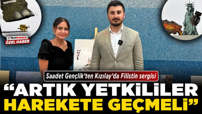 Saadet Gençlik’ten Kızılay’da Filistin sergisi: “Artık yetkililer harekete geçmeli”