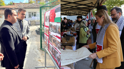 Kalecik ve Etimesgut’ta Gazze’ye destek kermesleri büyük ilgi gördü