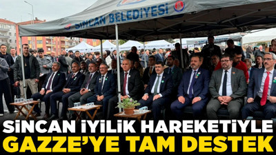Sincan iyilik hareketiyle Gazze’ye tam destek! Kermes, kan bağışı ve bağımlılıkla mücadele bir arada!