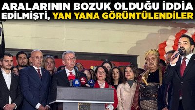 Aralarının bozuk olduğu iddia edilmişti, yan yana görüntülendiler! Ankara siyasetinin o iki ismi kim?