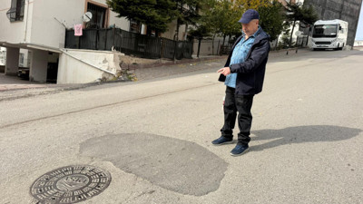 Keçiören Kanuni Mahallesi'nde korkutan göçük: Mahalleli ASKİ'ye tepkili