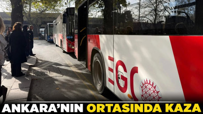 Ankara’nın ortasında kaza! Sorun trafikte mi yoksa sürücülerde mi?