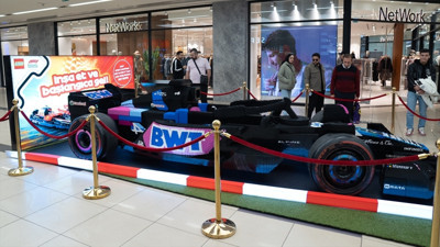 400 Bin Lego Parçasından Yapılan Formula 1 Aracı Ankara’da Sergileniyor