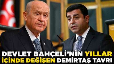 Devlet Bahçeli'nin yıllar içinde değişen 'Demirtaş' tavrı: Teröristti, şimdi hayırlara vesile!