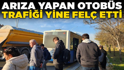 Ankara’da pazartesi yoğunluğuna EGO engeli! Arıza yapan otobüs trafiği yine felç etti