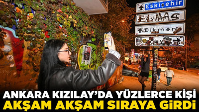 Ankara Kızılay'da yüzlerce kişi akşam akşam sıraya girdi! Ne tüp, ne yağ, ne de ekmek kuyruğu...