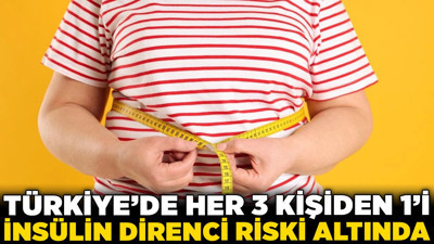 Türkiye’de her 3 kişiden 1’i insülin direnci riski altında!